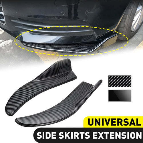 Front and rear carbon fibre car deflector spoiler for General Motors vehicles