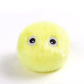 Interactive cat toy ball producing animal sounds when touched, available in blue, pink, and yellow
