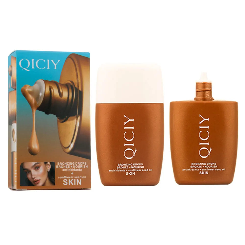 30ml face and body contouring liquid cosmetic bottle for brightening and highlighting in four colour options