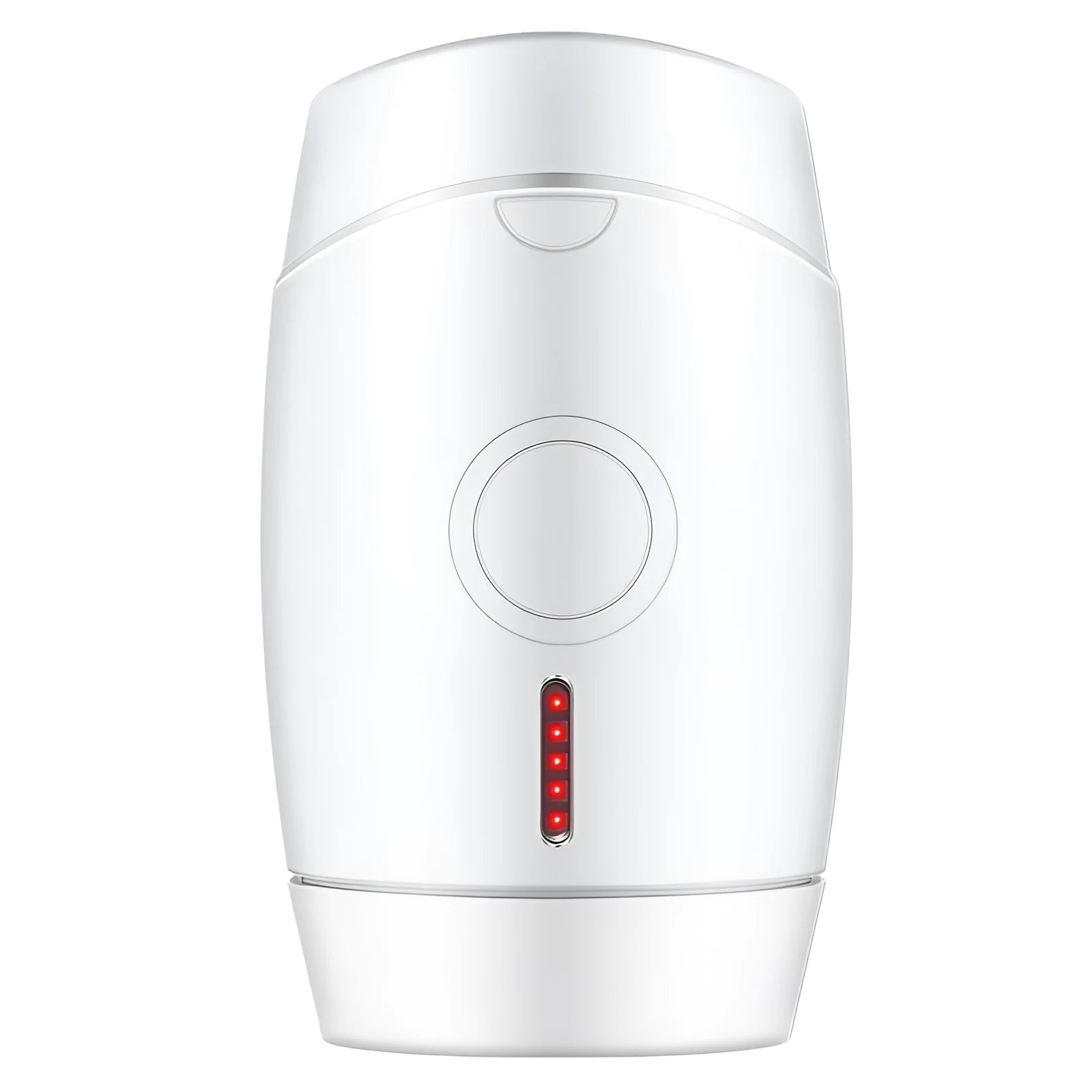 White home laser hair removal instrument with display screen and adjustment buttons