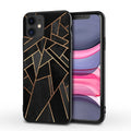 Marble pattern phone case for iPhone with waterproof and drop-resistant protection