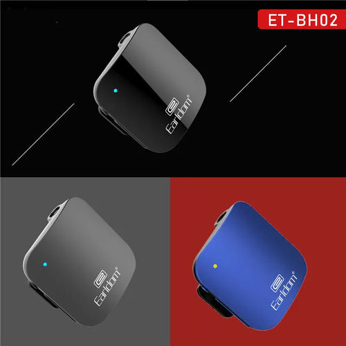 Bluetooth lavalier headphones in black, grey, and red colours with neckband design