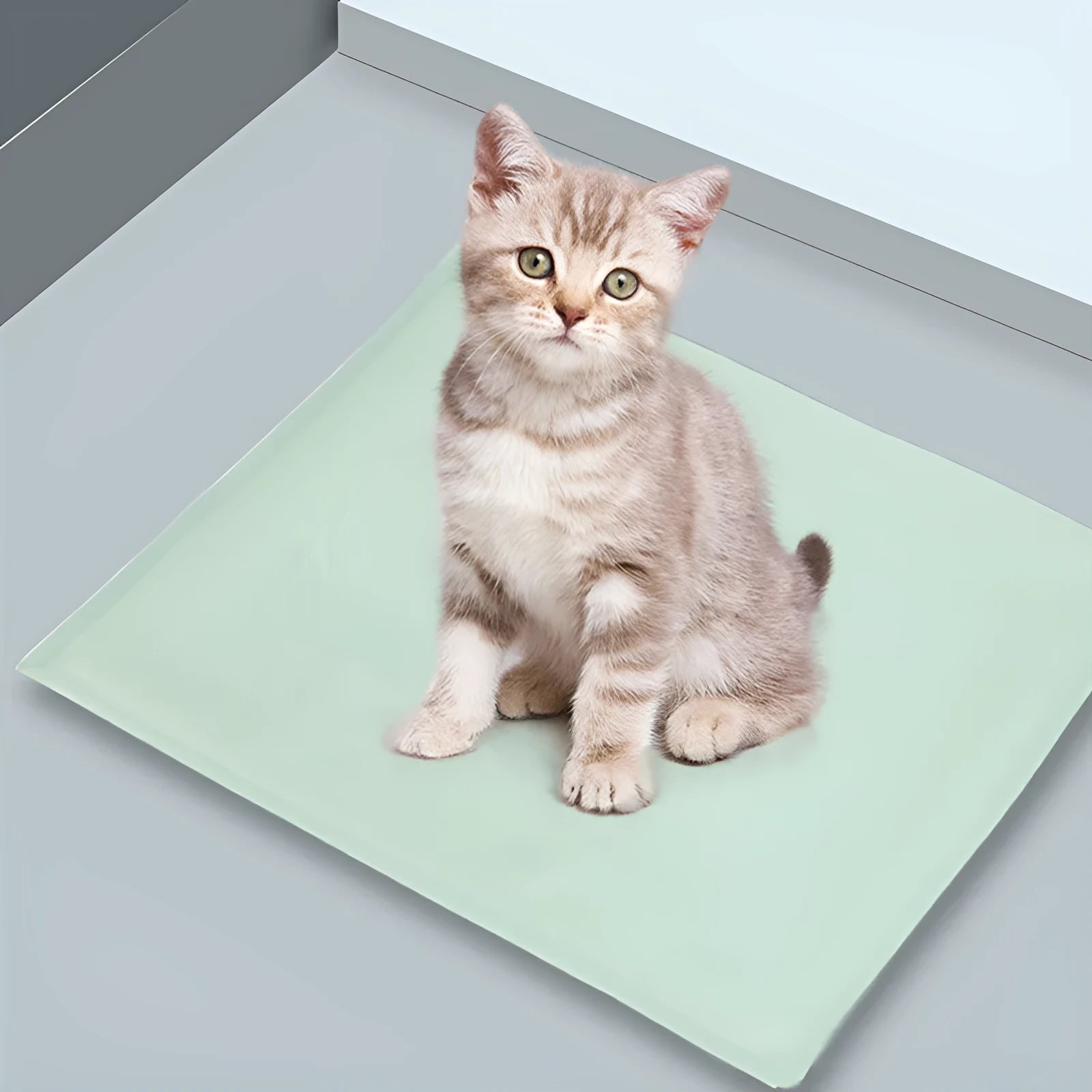 Pet Heating Cat Warm Constant Temperature Electric Winter Blanket Pet Products Round 30cm to Square 50x65cm 3 Heat Settings UK Plug