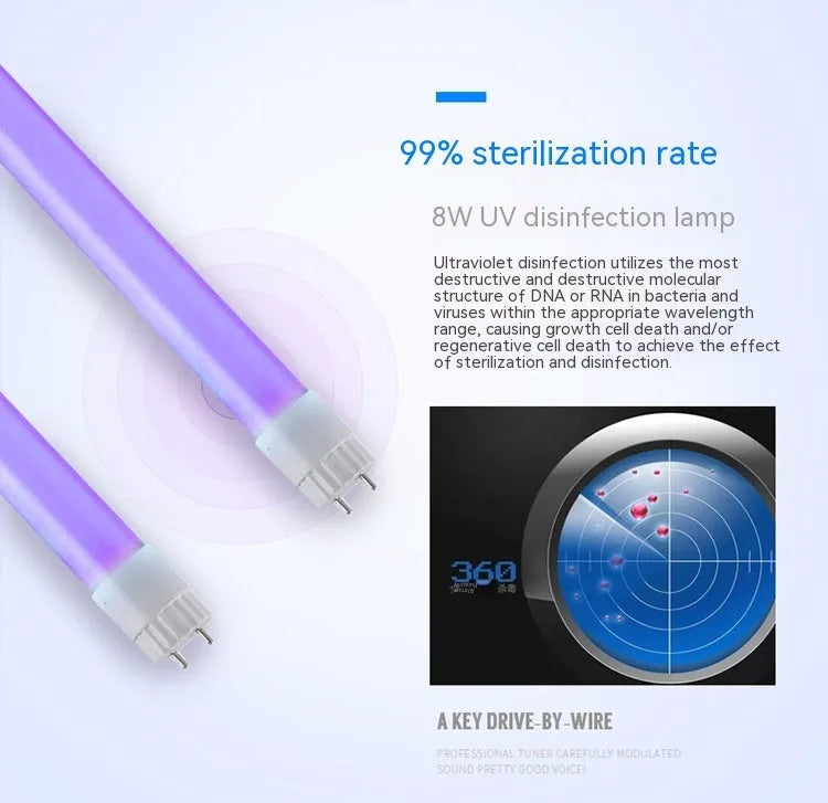 Silver mini UV steriliser unit with stainless steel interior for tool sanitisation