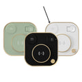15W wireless magnetic charger with desk lamp base and Type-C cable in black, green, or white