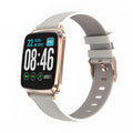 M8 multi-function smart bracelet with touch screen showing heart rate data, on a TPU strap.