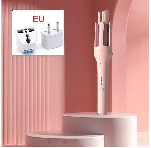 32mm automatic hair curler in white or chigo colours with US and EU plug adapters