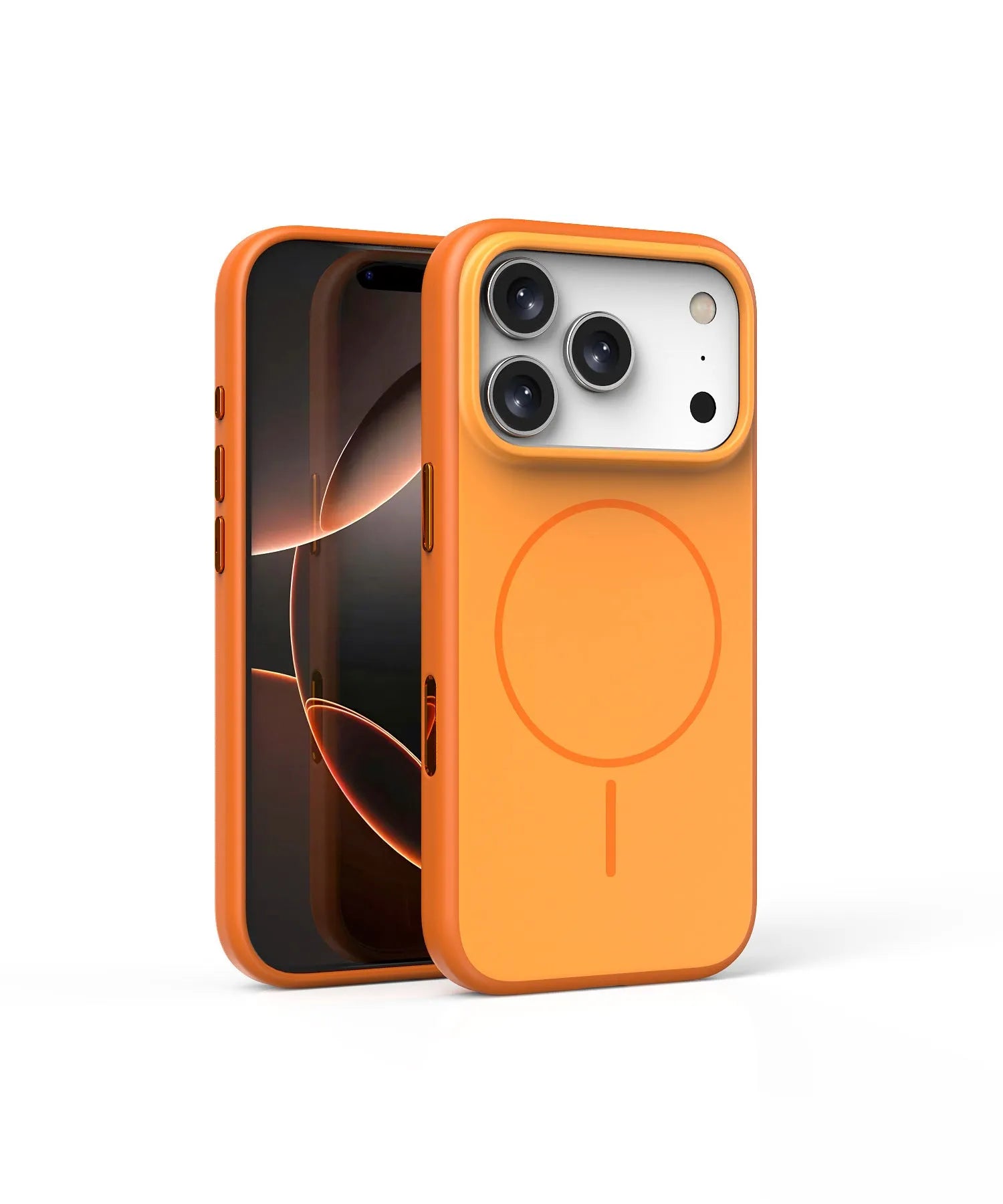 Magnetic iPhone case with AI photography button in multiple colour options