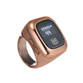 Al-Fatiha Zikr electronic counter unit showing digital display, compatible with watch straps.
