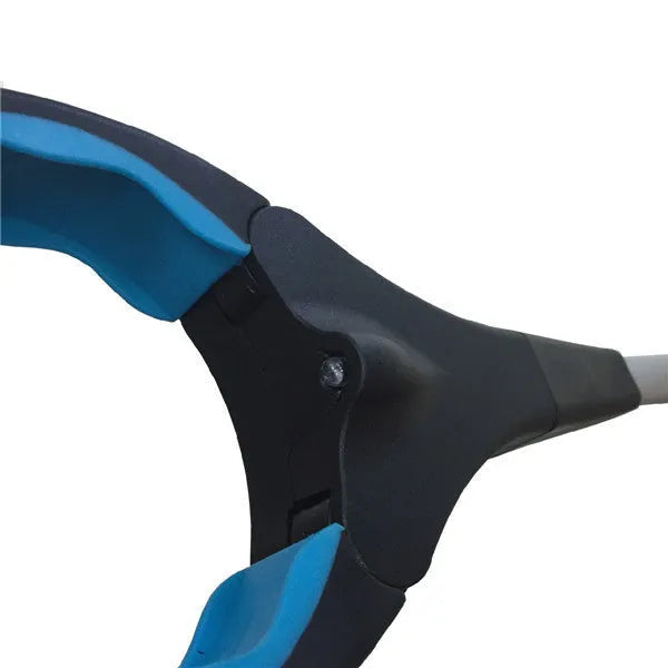 Blue foldable portable pickup truck with aluminium handle and stainless steel frame