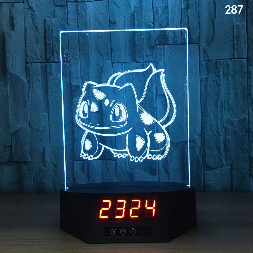 3D dolphin design LED night light with wireless charging surface and remote control