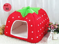 Pet house dog kennel bed with low foot railing and plush cotton material in blue colour