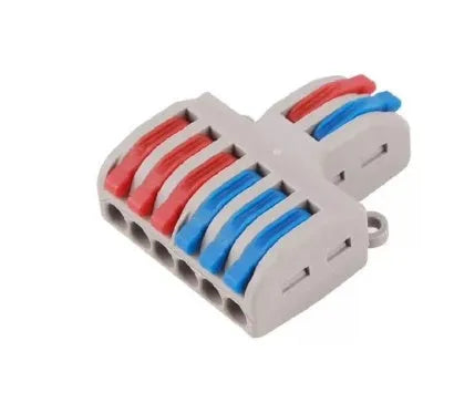 32A quick wire connector with fire insulation shell and brass guide for 0.08-4.0mm² electrical wires