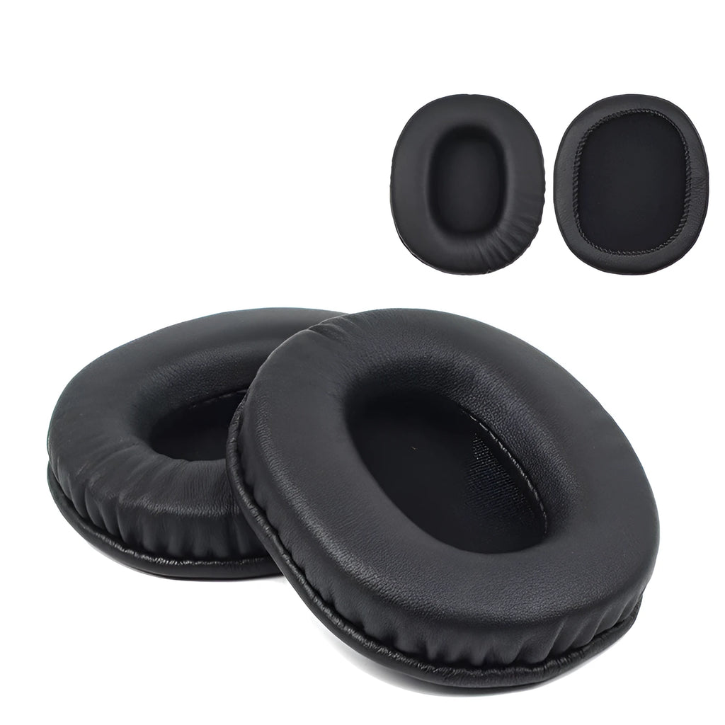Black soft PU leather headphone earmuff covers for Sony MDR-1R headphones
