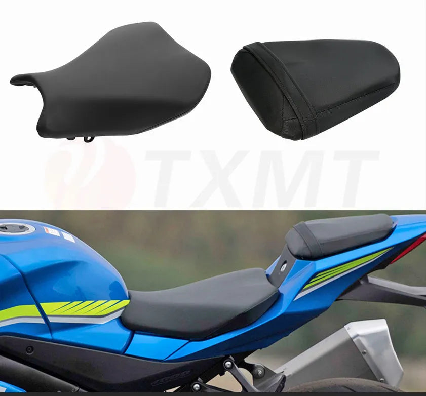 Suzuki GSXR1000 PU leather waterproof seat covers in size L for front and rear protection