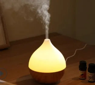 Asakusa wood grain finish aroma diffuser with vase shape and 100ml water tank