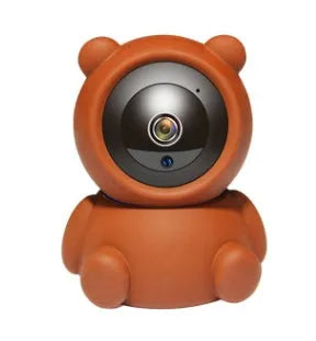 White or black wireless 1080P home security IP camera with infrared LEDs for night vision