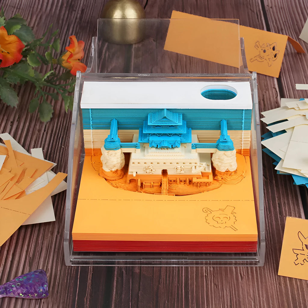 One Piece architectural building design sticky notes notepad 80x45mm