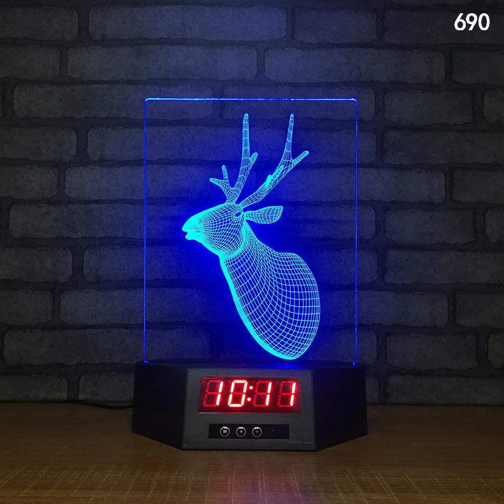 3D dolphin design LED night light with wireless charging surface and remote control