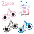 Pair of clear and black universal mini joysticks for mobile phone touch screens