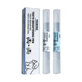 Yegbong pet teeth whitening pen for dogs and cats with dental brushes, showing dual-chamber 3ml+3ml design