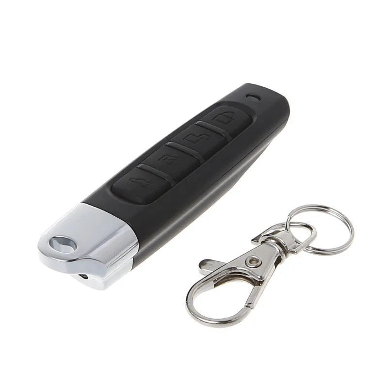 Rolling door remote control measuring 6.7cm with 433MHz frequency and four colour options