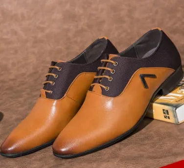 Men's Oxford shoes in black, brown, and yellow colour options with low upper height and rubber sole
