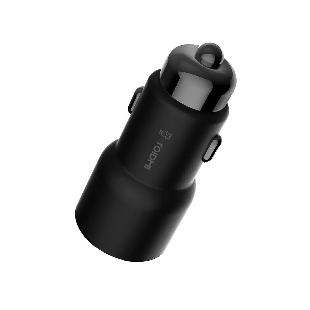 Black Ruimi 3S Music Bluetooth Car Charger with USB output for vehicle mobile device charging