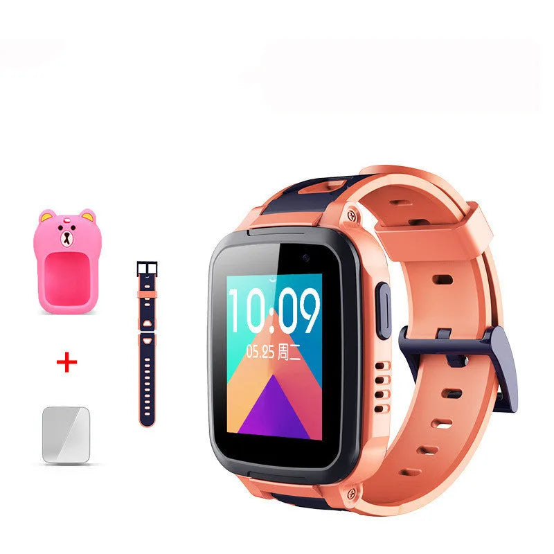 Blue 360 SE5 children's waterproof smartwatch with stainless steel band on a wrist