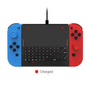 Black felt Nintendo Switch pouch case with double-layer design and game card storage slots