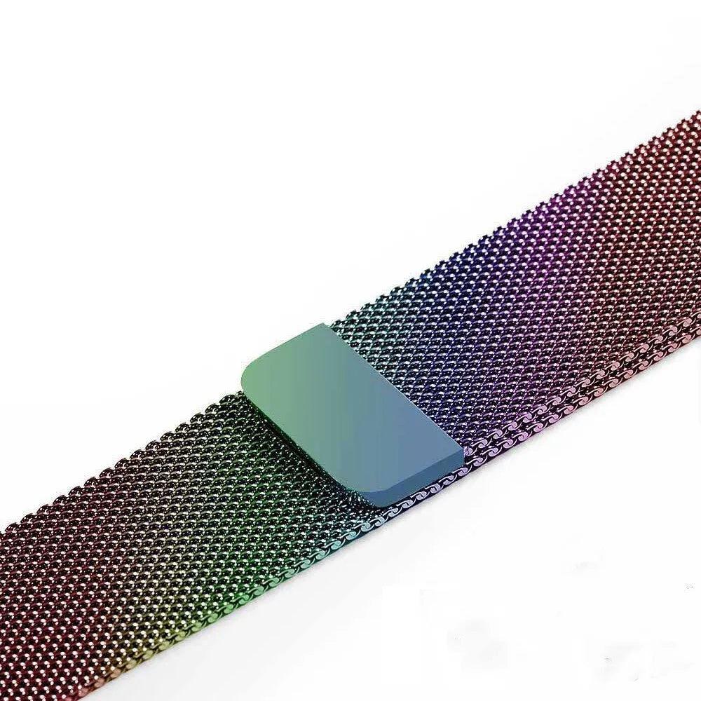 Stainless steel smartwatch strap for 38mm and 42mm watches in silver colour