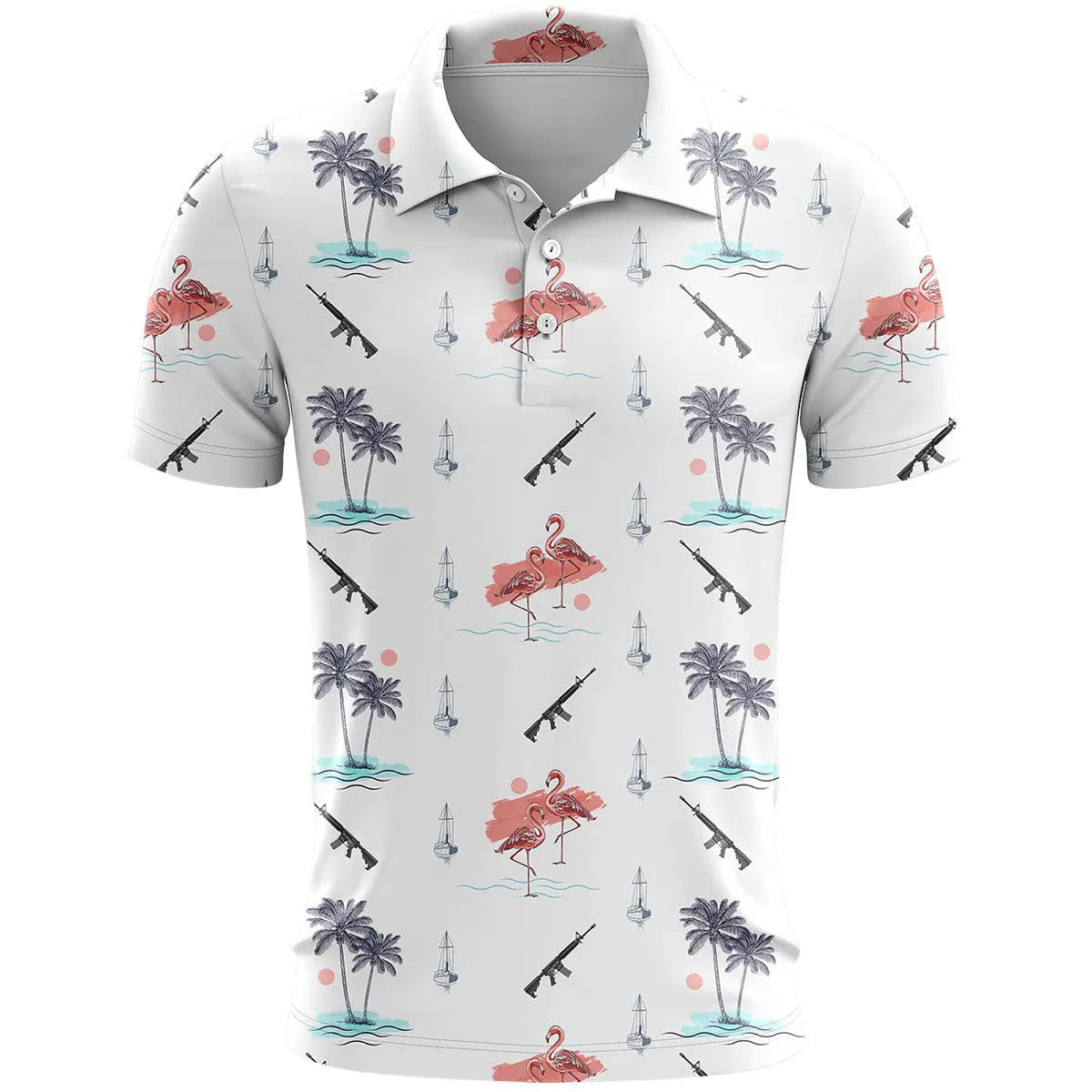 3D printed sports short sleeve T-shirt in polyester bird eye cloth with loose fit design