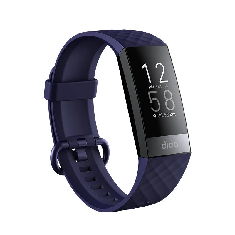 Y6 Black smart bracelet with health monitoring features including ECG, blood pressure and blood oxygen tracking