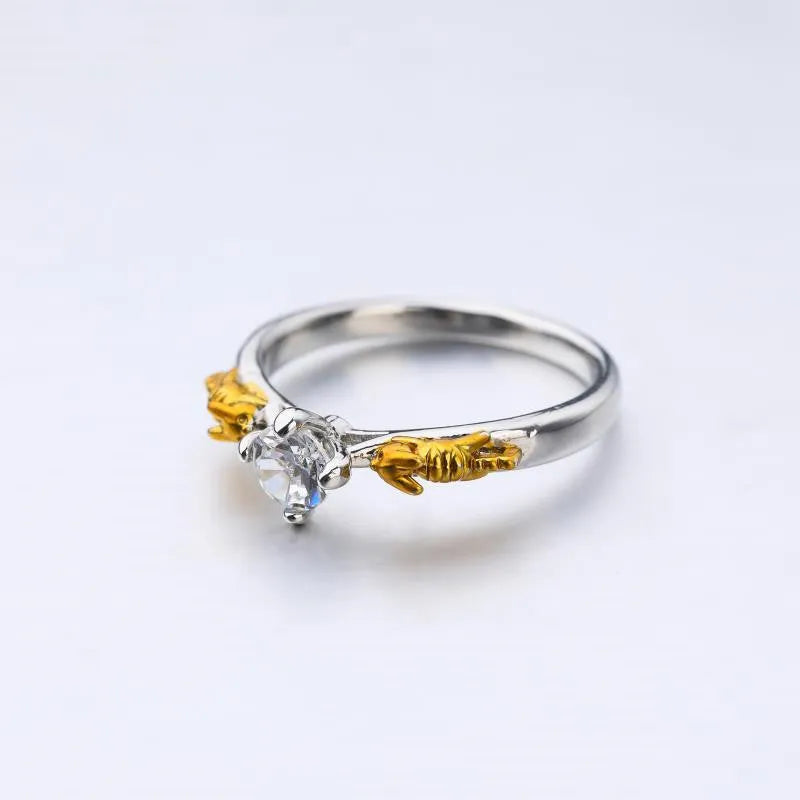 Black gold crown ring for cosplay with detailed modelling and copper construction