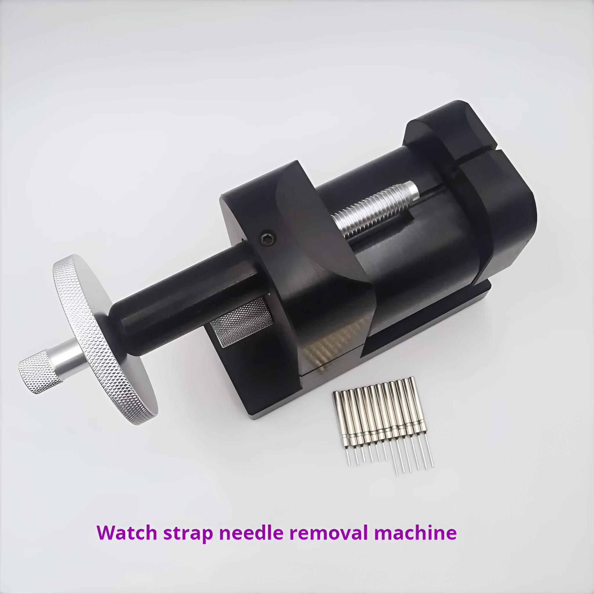 Alloy steel watch strap removal machine tool for watch repair.