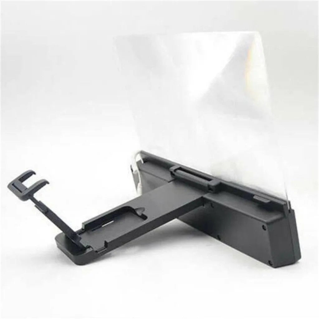12-inch foldable mobile phone screen amplifier with flexible gooseneck and audio cable