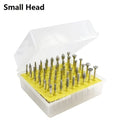 Alloy diamond grinding heads with elliptical cone shape for glass jade stone carving and polishing