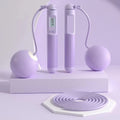 ABS fitness skipping rope with bearing mechanism in multiple colour and cord style options