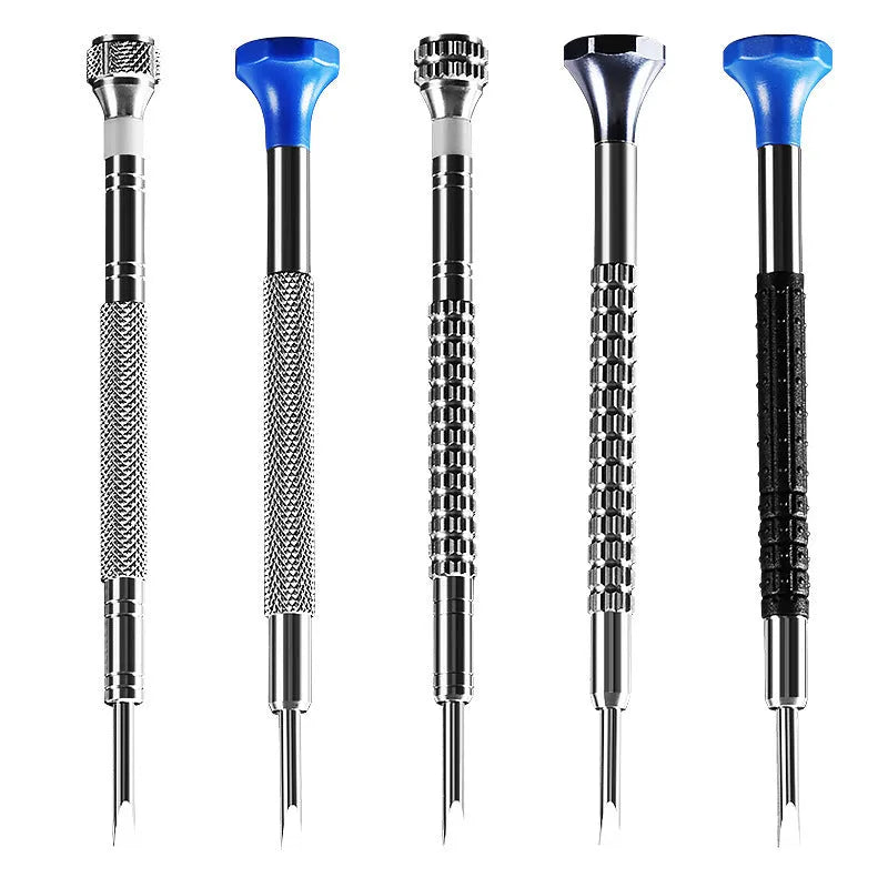 10-piece precision screwdriver set with 20 spare bits for glasses and clock repair tools