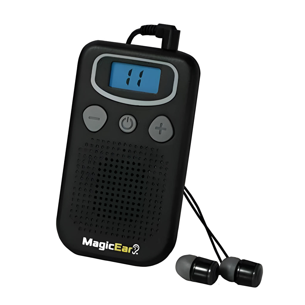 Digital display mobile hearing aid booster sound amplifier in brilliant colour