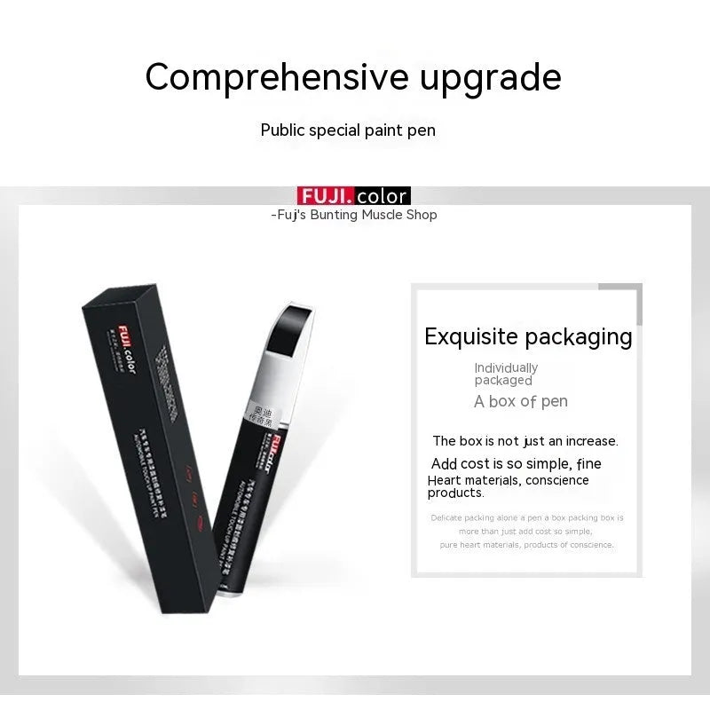 12ml automotive touch-up paint pen with brush tip for car scratch repair