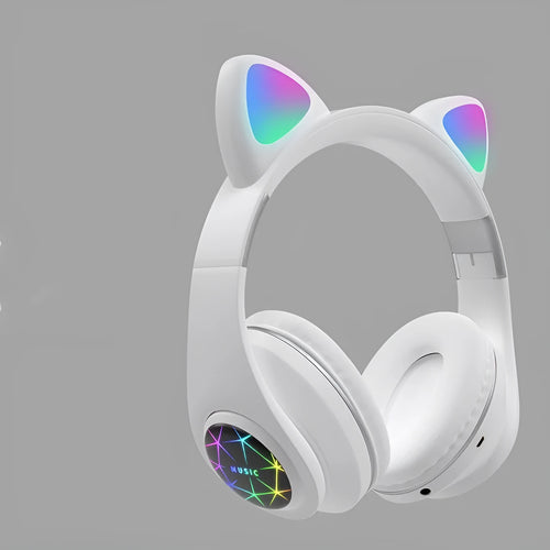Wireless Bluetooth sports headphones with cat ear design in six colour options