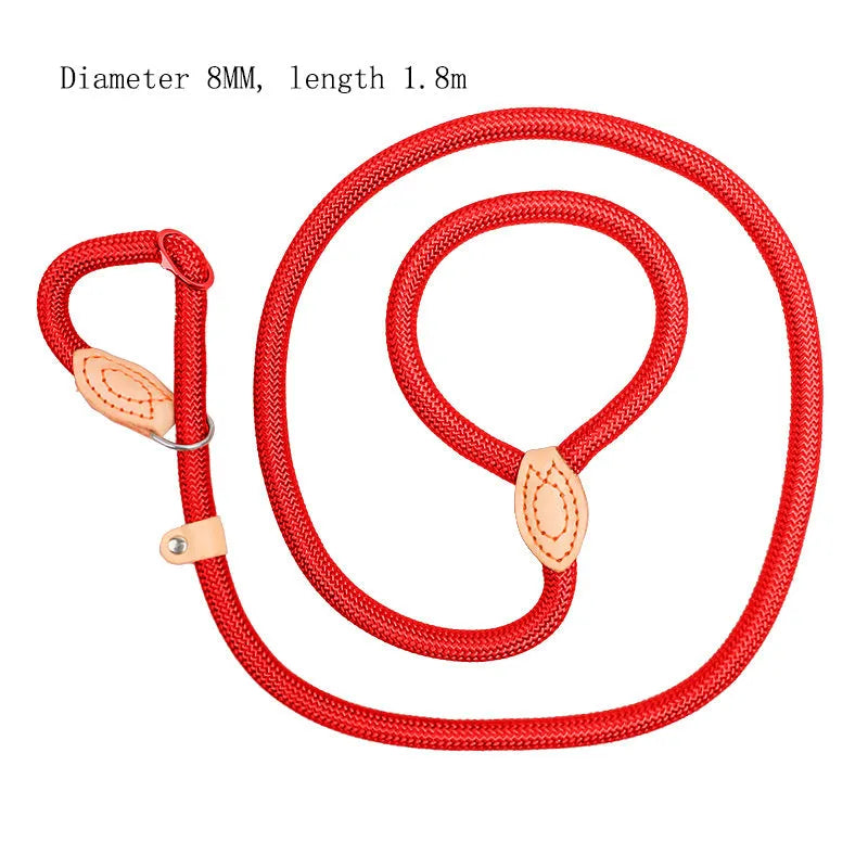 Blast race training dog leash with integrated P rope collar in multiple colour options.