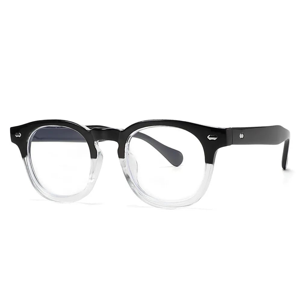 Simple round rim vintage style plastic sunglasses for sun protection with multiple frame and lens colour options