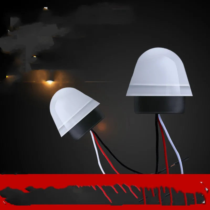White automatic induction street lamp from AS-20 series for outdoor use.