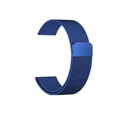 Stainless steel smartwatch strap for 38mm and 42mm watches in silver colour