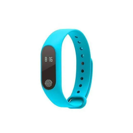 Motion intelligent hand ring in six colour options showing heart rate monitoring and Bluetooth features