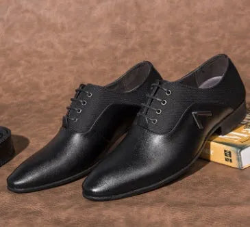 Men's Oxford shoes in black, brown, and yellow colour options with low upper height and rubber sole