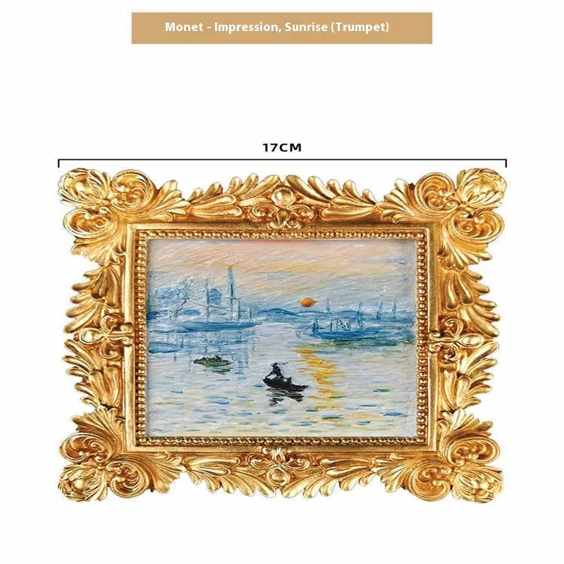 DIY oil painting kit with epoxy pottery paints showing Van Gogh Sunflowers design on canvas