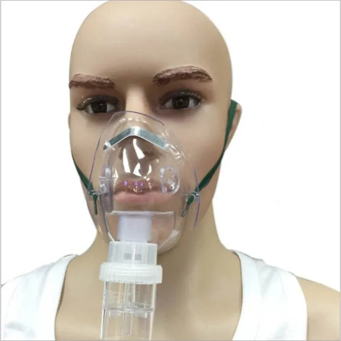Soft rubber mask aid for securing A-type face masks comfortably behind the ears.